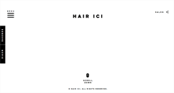 Desktop Screenshot of hair-ici.com