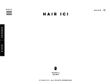 Tablet Screenshot of hair-ici.com